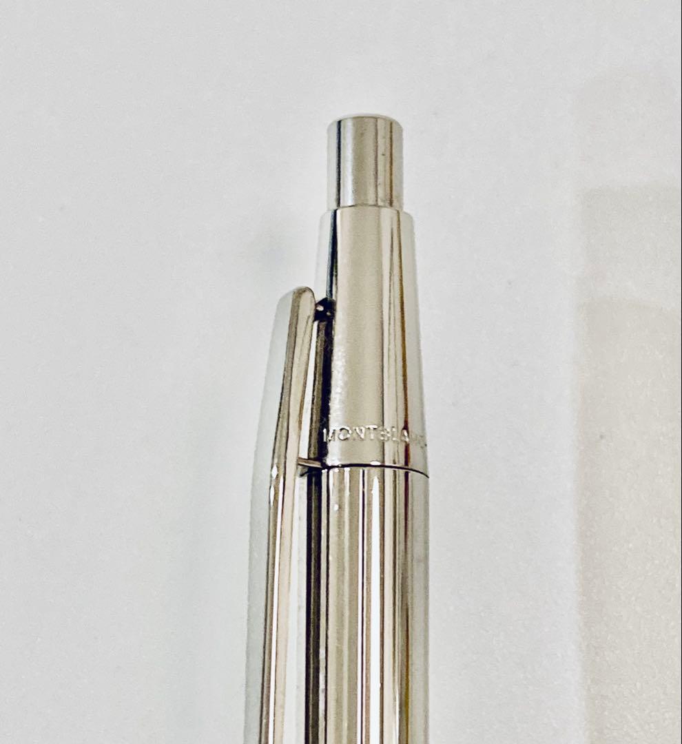 プラチナ仕上げ◆モンブラン高級シャープペンシル0.5ノブレスMONTBLANC