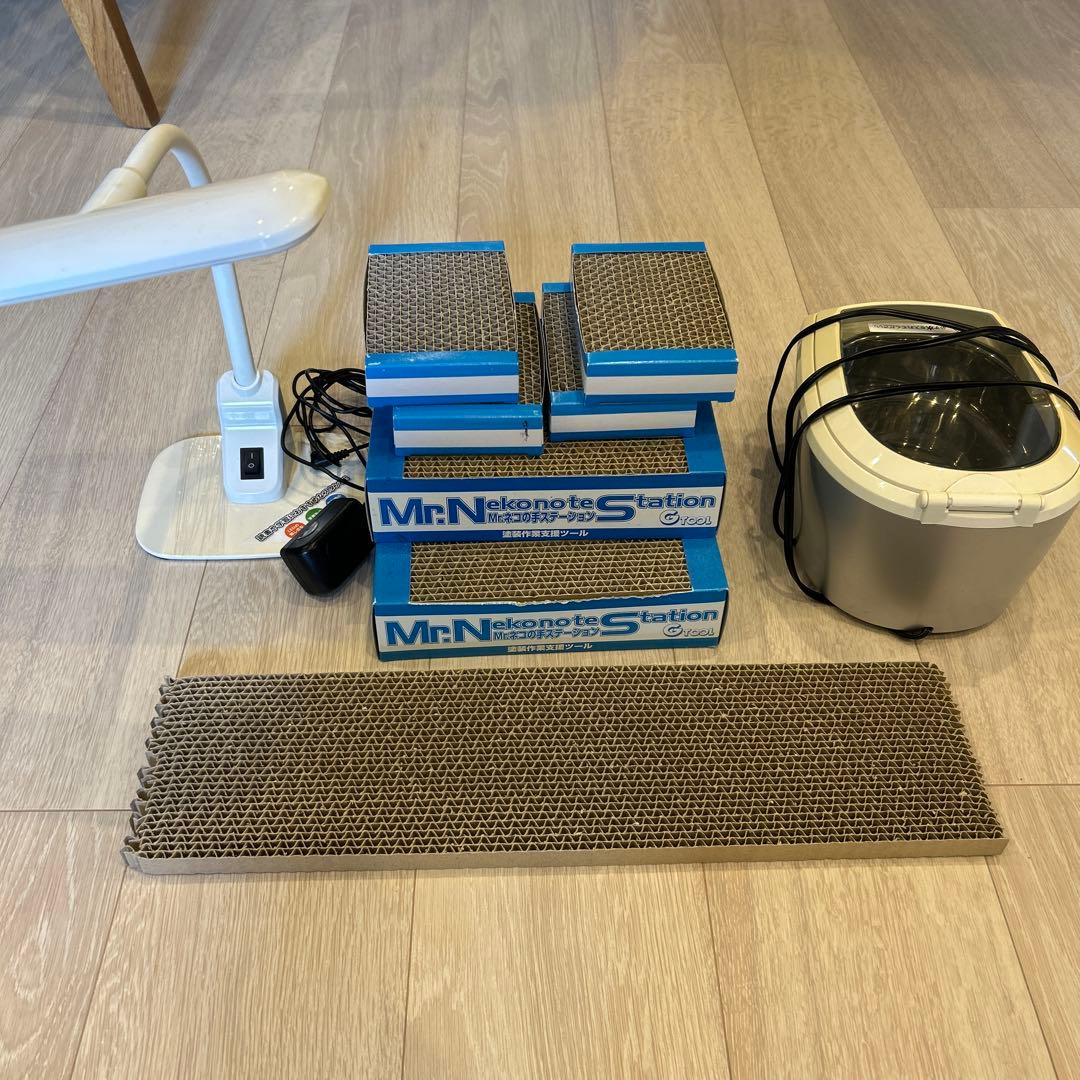 プラモデル 制作セット　リニアコンプレッサーL5 エアブラシ　ピンバイス　他