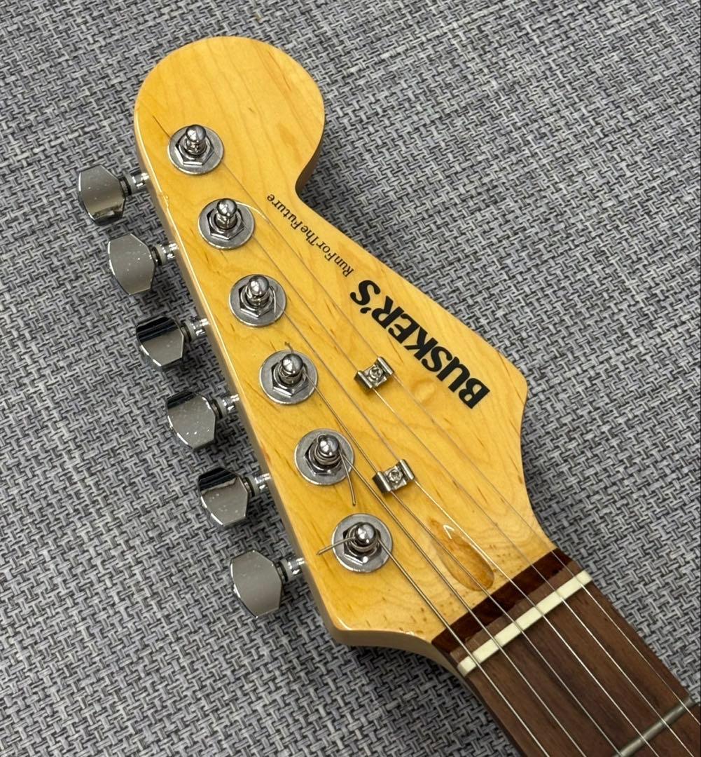 BUSKER'S BST-2H エレキギター ストラトタイプ 黒 バスカーズ