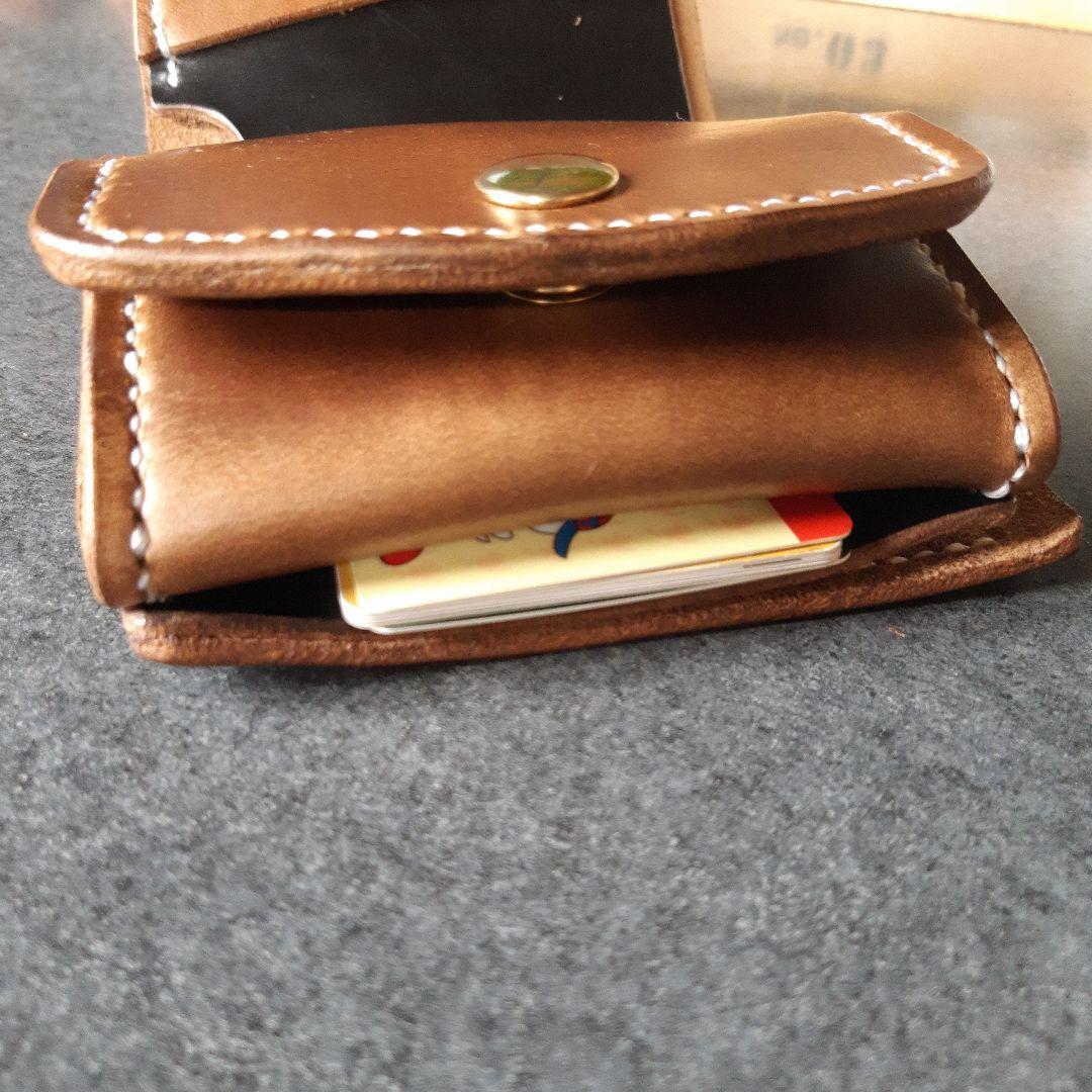 HORWEEN★クロムエクセル　二つ折り財布 ブラック★☆ブラウン