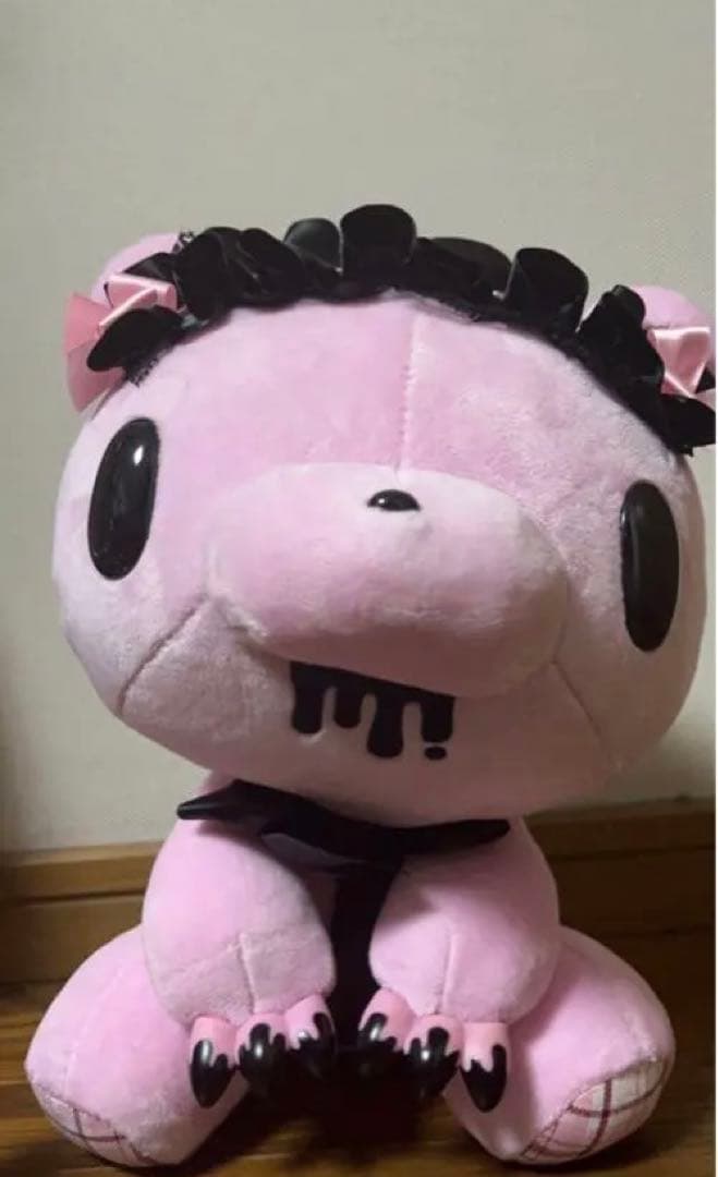チャックスGP グルーミー ぬいぐるみ head dress ピンク チャックスGP