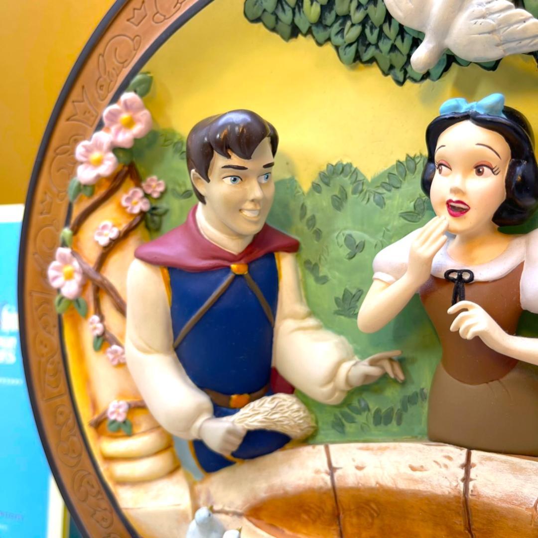 限定品☆白雪姫 Snow White 七人の小人 チャーミング王子 3Dプレート