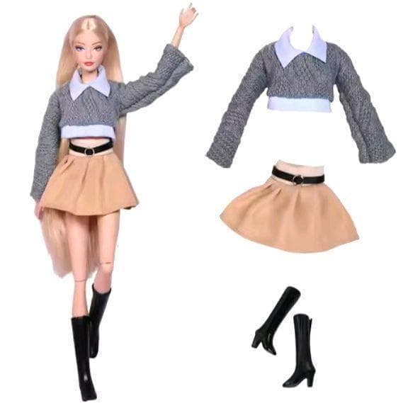 バービー人形 ポピーパーカー ジェニー 服 ドレス アウトフィット 726