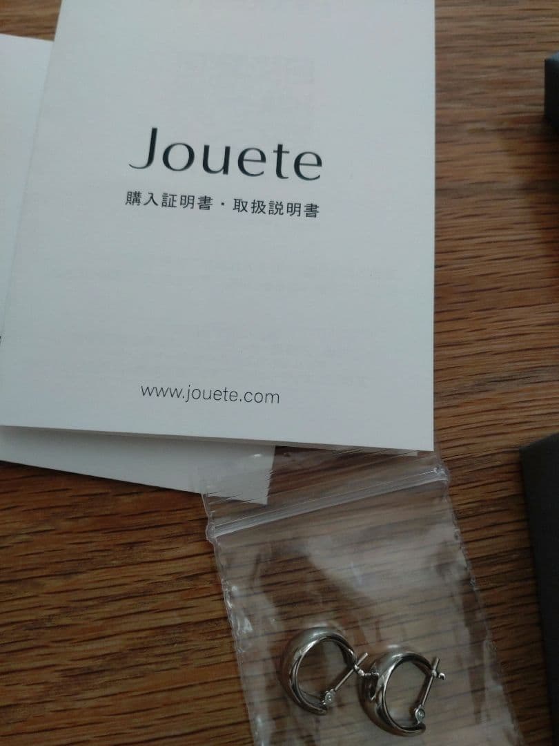ジュエッテ】jouete プラチナコーティングピアス両耳シルバー15,