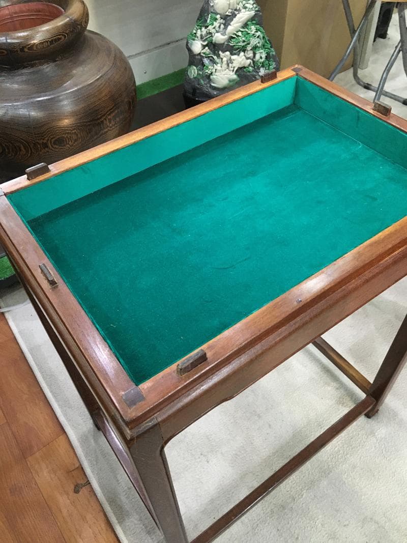 総花梨無垢！内BOX付き ネストテーブル 大