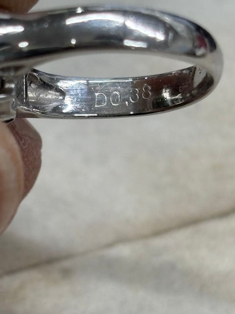 B5643 エメラルド2.74ctダイヤモンド0.38ctリングpt900