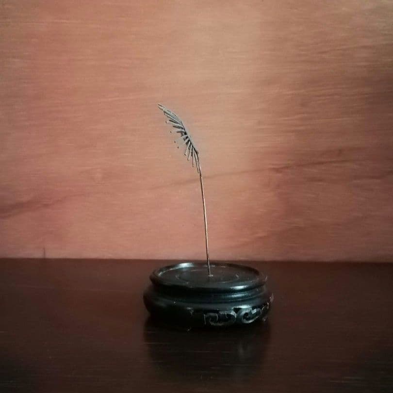 逸品　仏教美術　光背　放射光　古銅　江戸明治期　オブジェ　和骨董　アンティーク