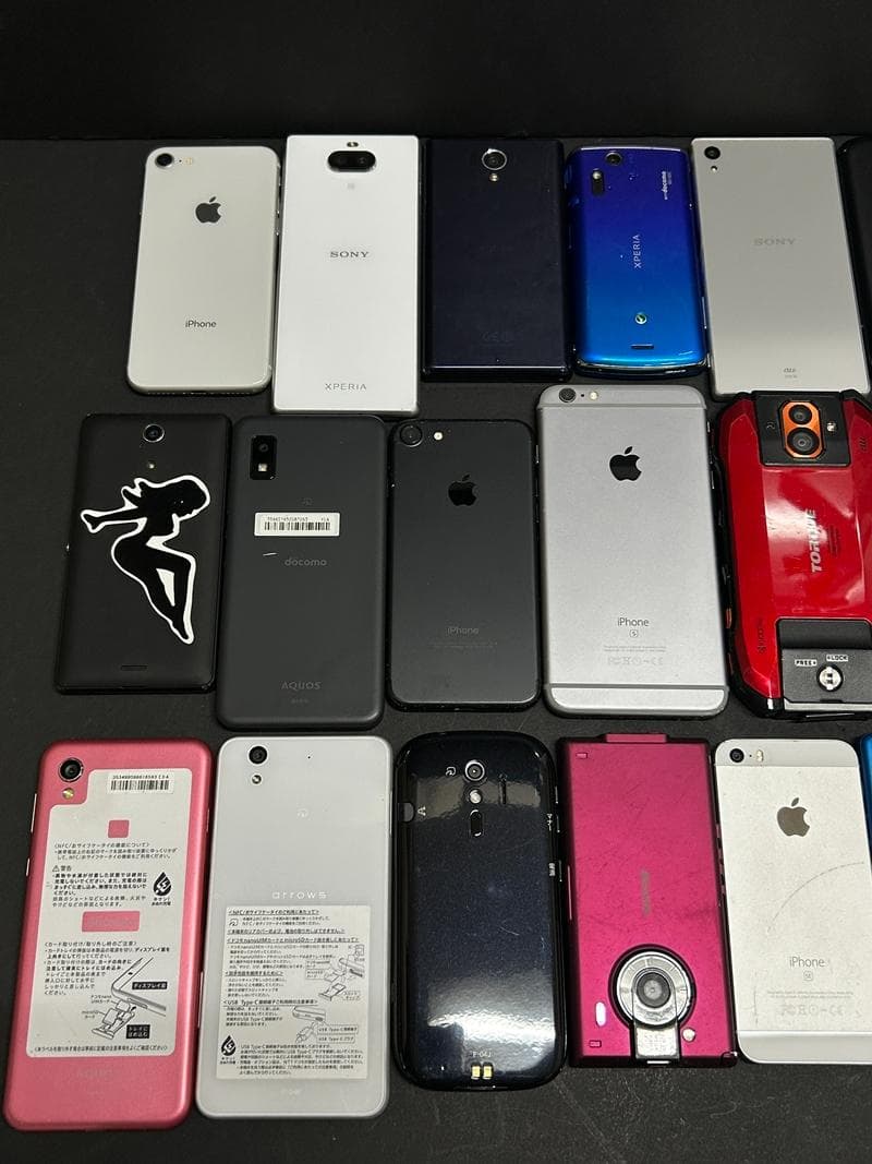 大量 携帯電話 スマホ スマートフォン iPhone 他 ジャンク 22台 ④