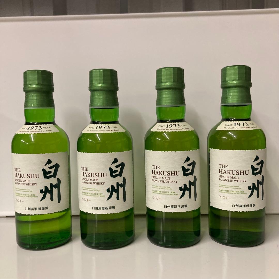 白州ミニボトル 180ml 4本セット - メルカリ