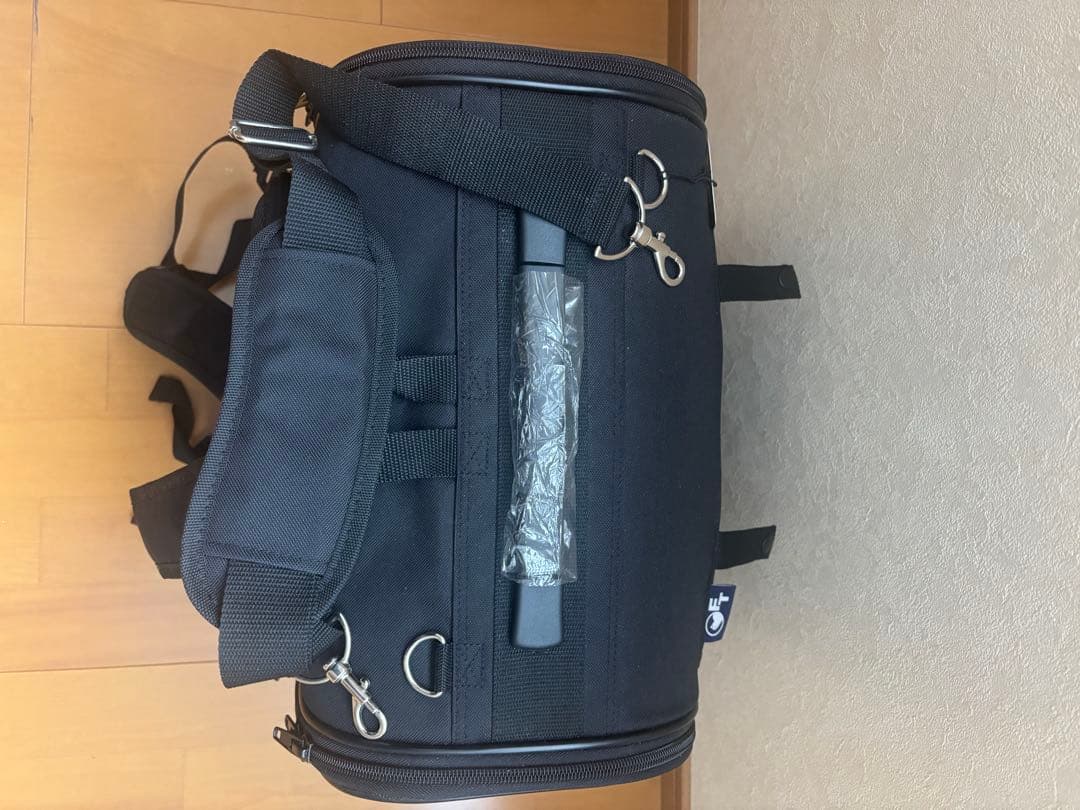 HERMES エルメス 犬用 ペットキャリーバッグ ネイビー ブラウン