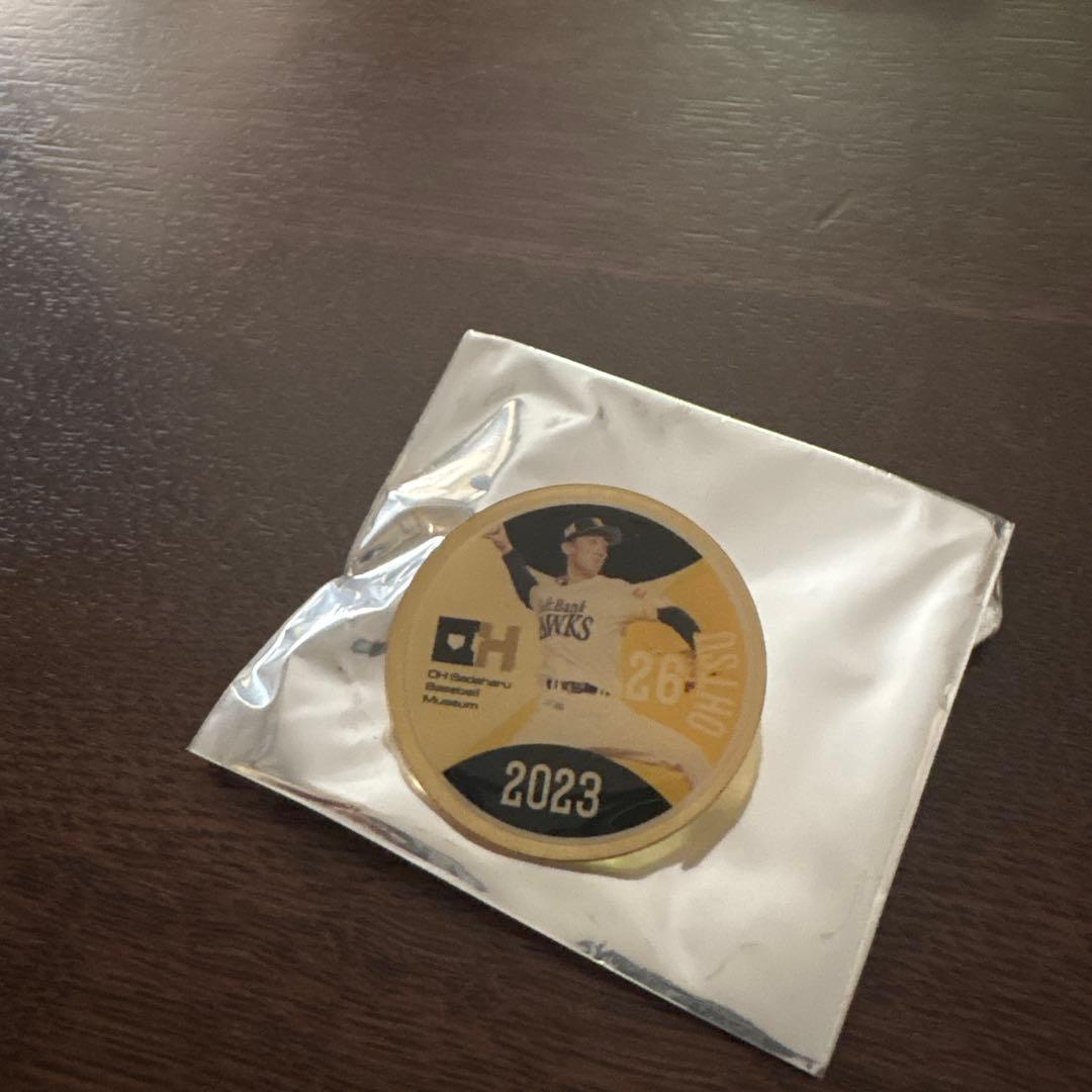 福岡ソフトバンクホークス ピンバッジ (26 大津亮介) - メルカリ