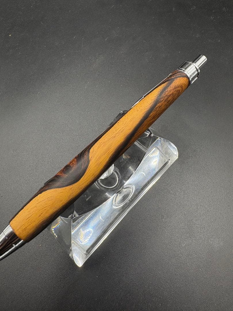 493デザートアイアンウッド 杢あり 木軸シャーペン ボールペン