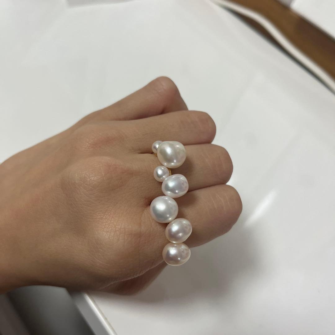 ステラハリウッド　バブルパールボリュームリング