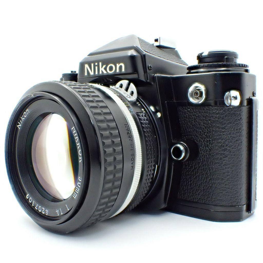 動作確認済】Nikon FE＆Ai 50mm f1.4 初期保証&新品電池付