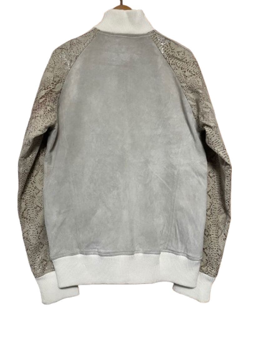 adidas】入手困難 本革 ピッグレザー 蛇柄 パイソン柄 レザーブルゾン