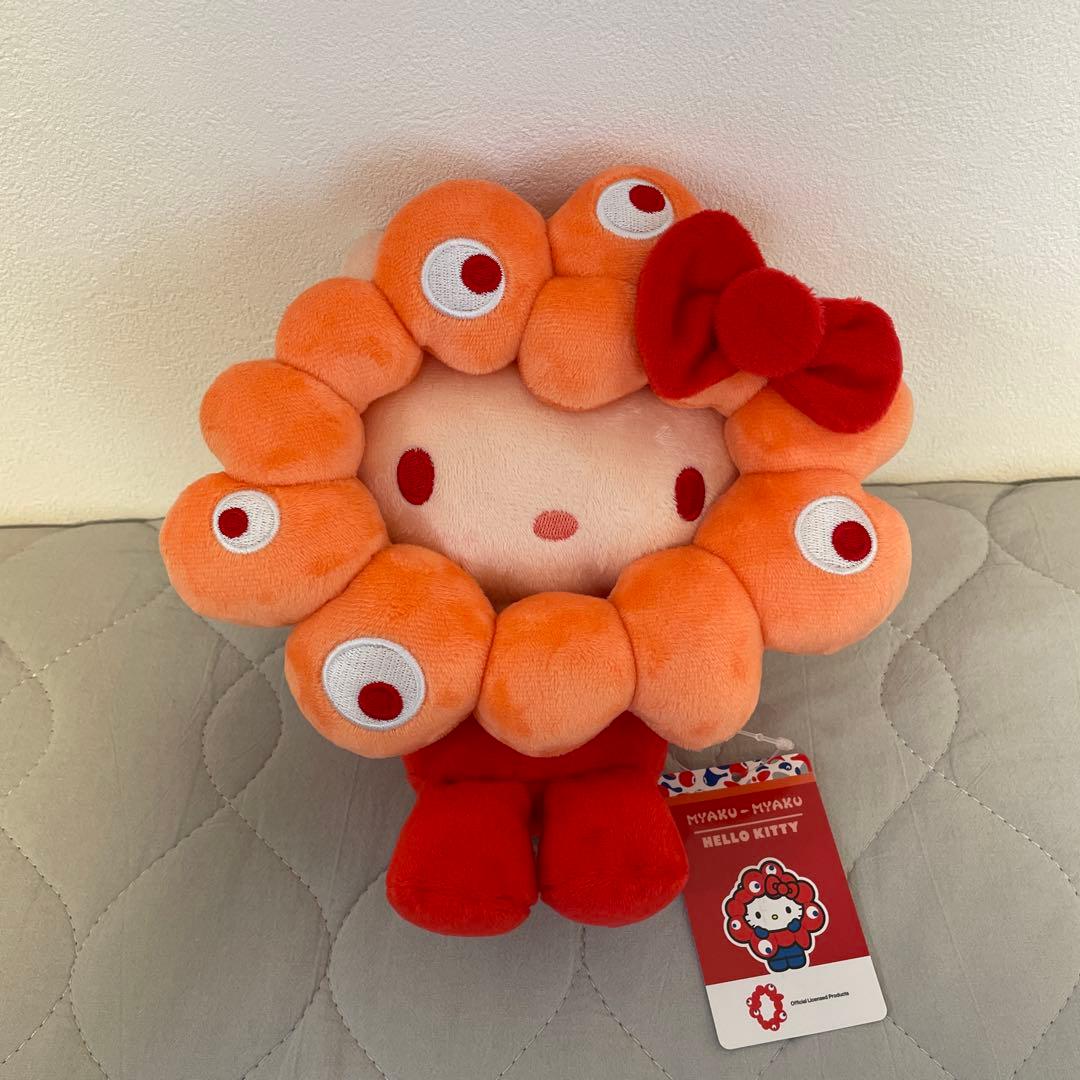 サンリオ 推しカラー キティ ミャクミャクなりきりぬいぐるみM
