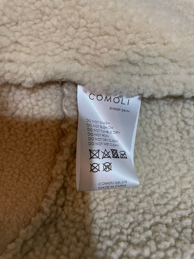 comoli シープスキン ムートンジャケット