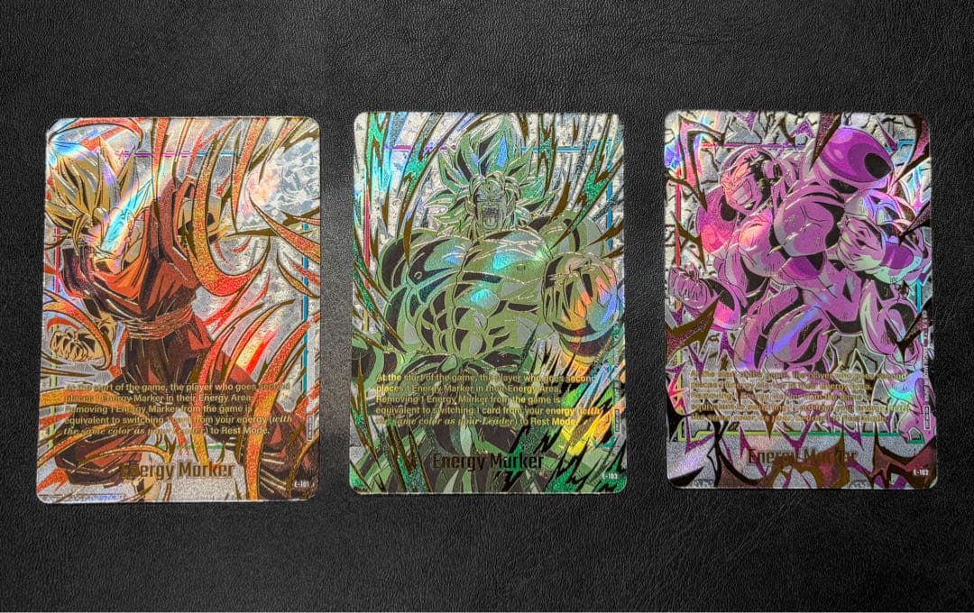 エナジーマーカー ベジット フリーザ ブロリー 3枚 チャンピオンシップ