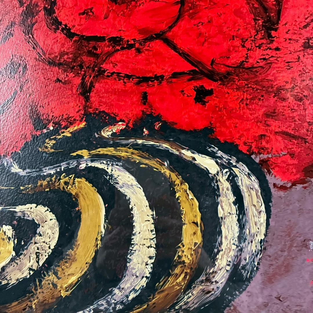 美品 三岸節子「花ヴェロンにて」シルクスクリーン 三岸太郎の遺族