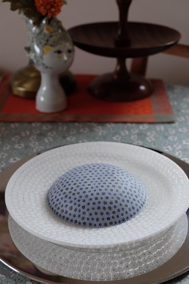 ムリーニ プレート ミルフィオリ ガラス 皿 ワイングラス 江波冨士子