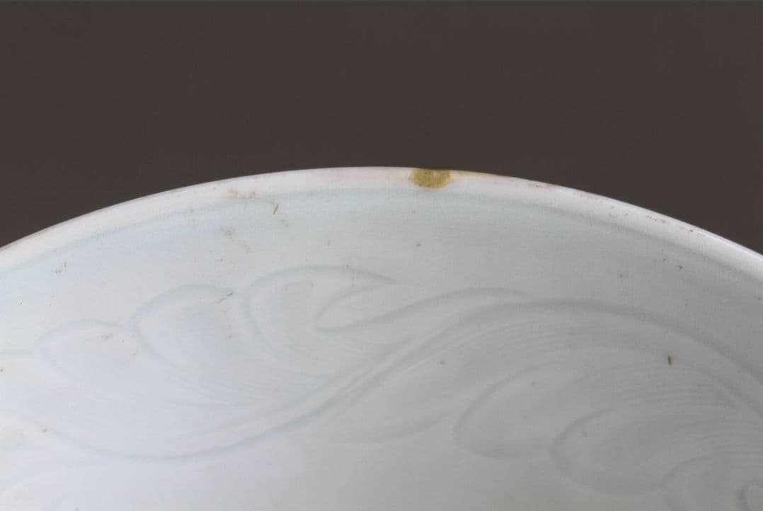 茶碗 木箱付き 青白磁 時代品 唐物 中国美術 茶道具 茶器