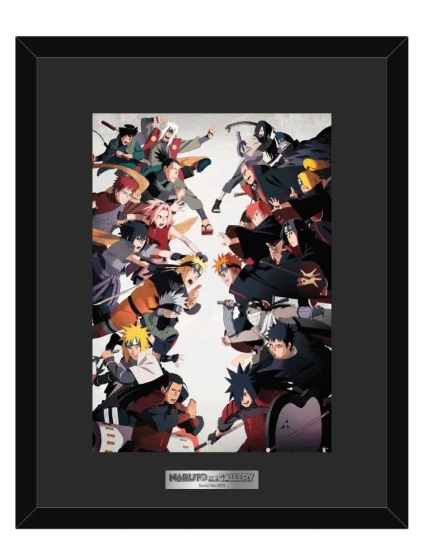 複製原画 NARUTO キャラファイングラフ うちはサスケ セル画 写輪眼