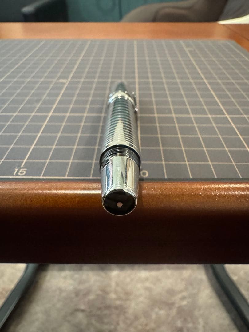 MONTBLANC モンブラン 万年筆 ボエム スチール/アメジストペン先18k