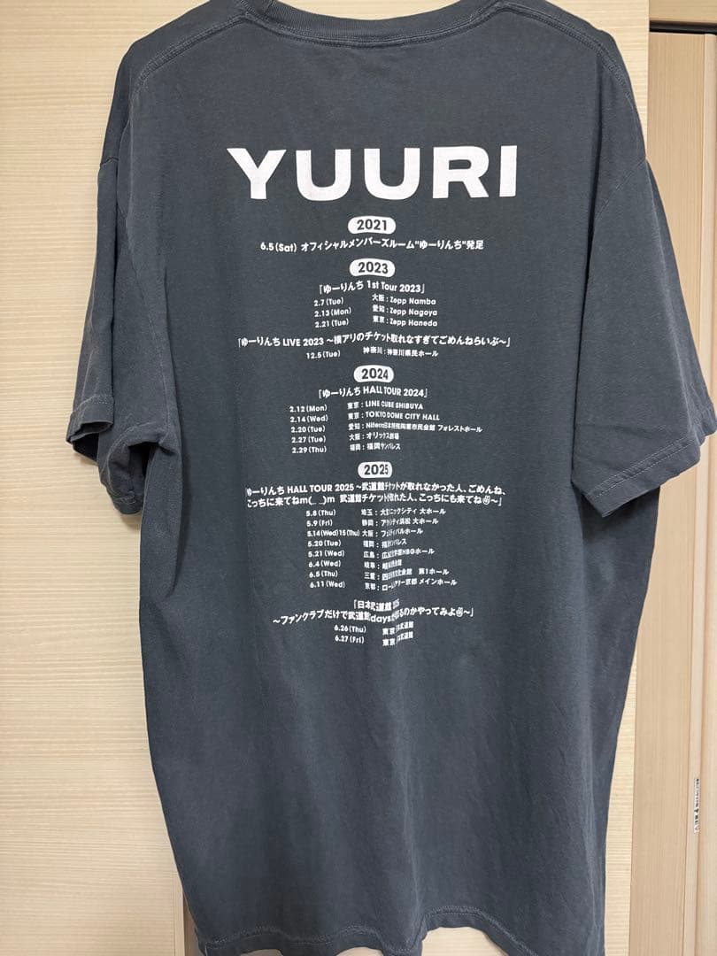 優里 YUURI 日本武道館2025 Pigment T-shirt XLサイズの通販はau PAY
