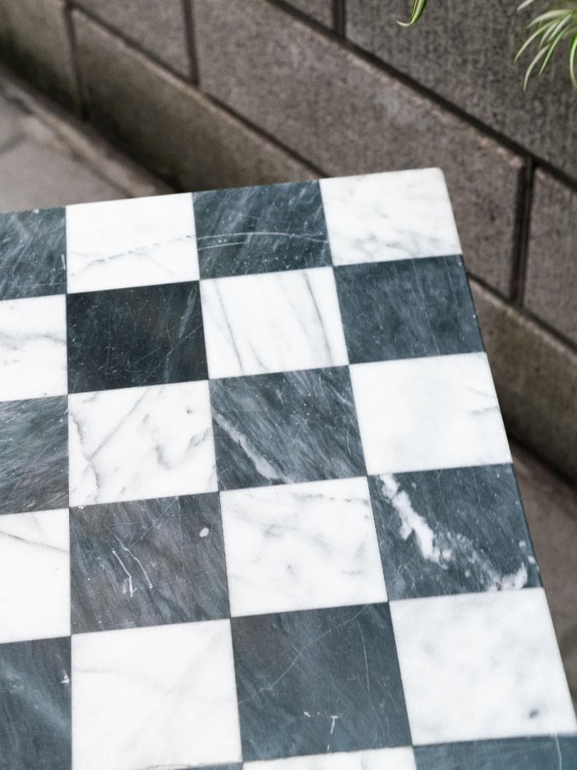 【こう】大理石 ヴィンテージ センターテーブル