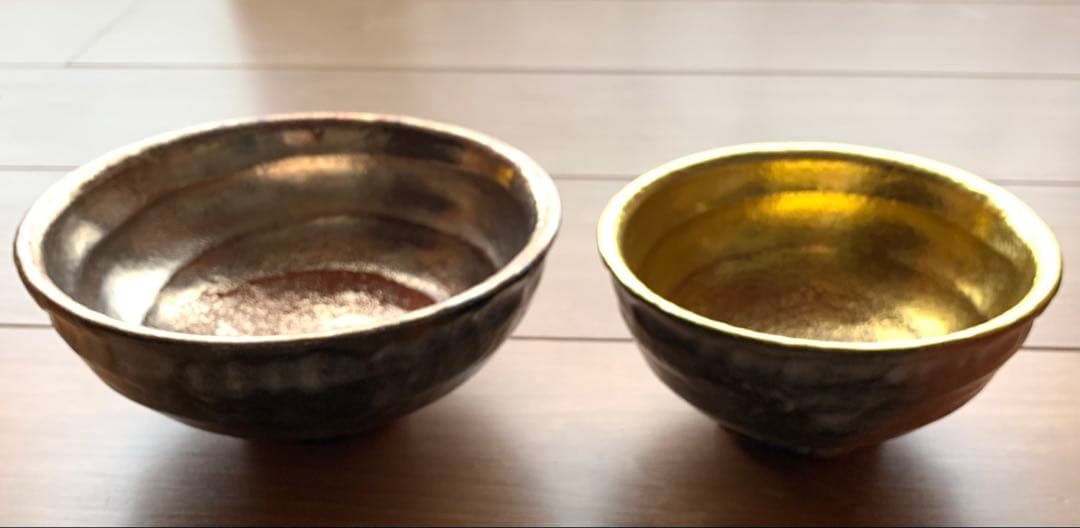 赤楽嶋台茶碗 川崎和楽造 共箱 : 茶道具商 越中屋 - 通販 -