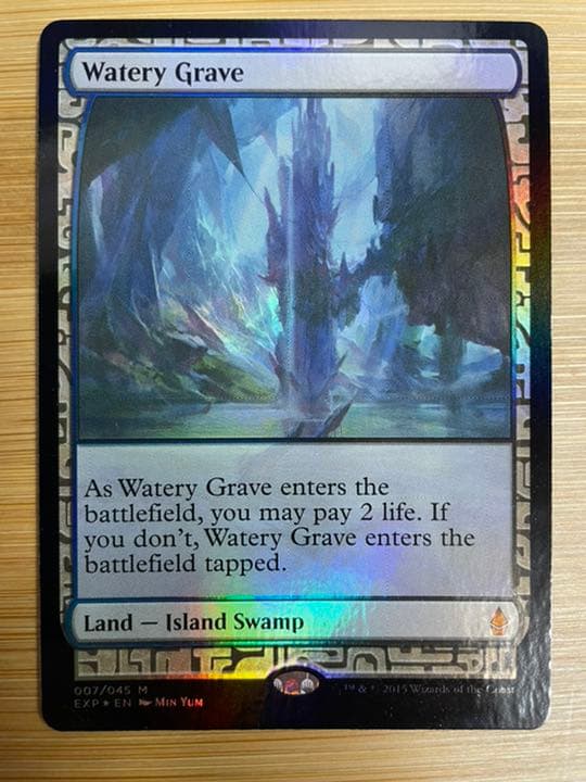 【美品】MTG 湿った墓 / Watery Grave [EXP] Foil 英)【Foil】湿った墓 / Watery Grave【EXP】 No.007｜MtG通販サイト