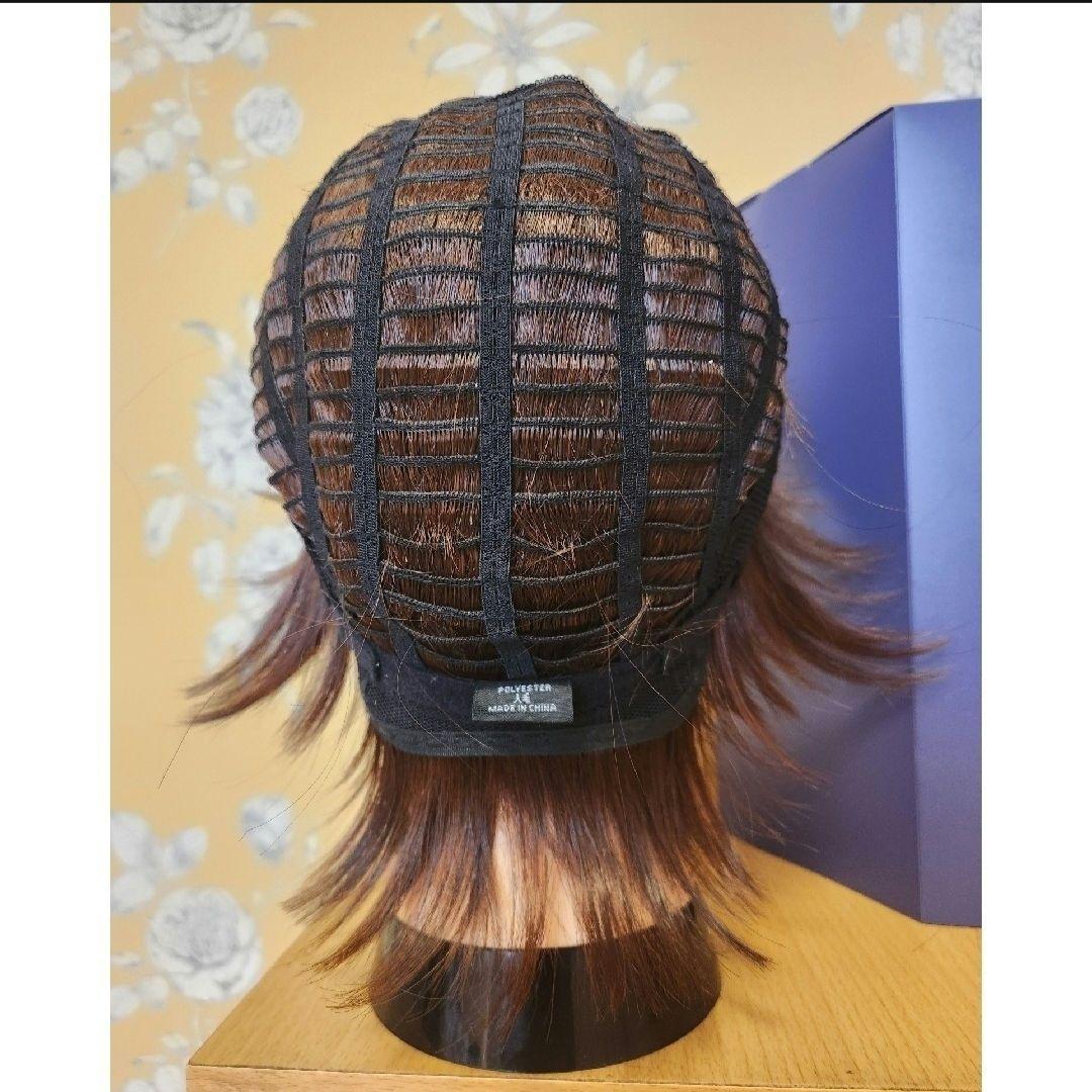 フォンテーヌ　ウィッグ　ショートストレート　かつら　ブラウン