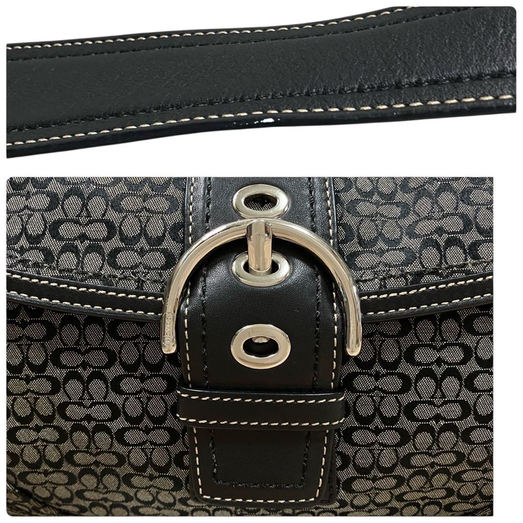 COACH ワンショルダーバッグ ソーホー シグネチャー レザー キャンバス