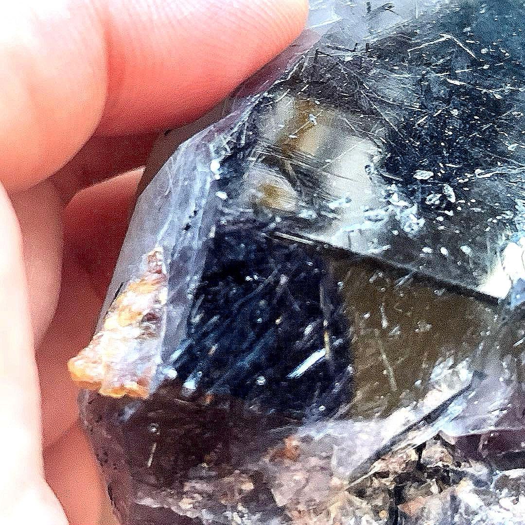 めちゃ審美的なザギマウンテンクォーツG/リーベカイトインクォーツ/特大