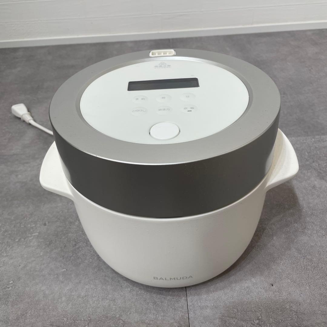 ⭐︎美品⭐︎ BALMUDAバルミューダ 炊飯器 K03A-WH 白ホワイト - メルカリ