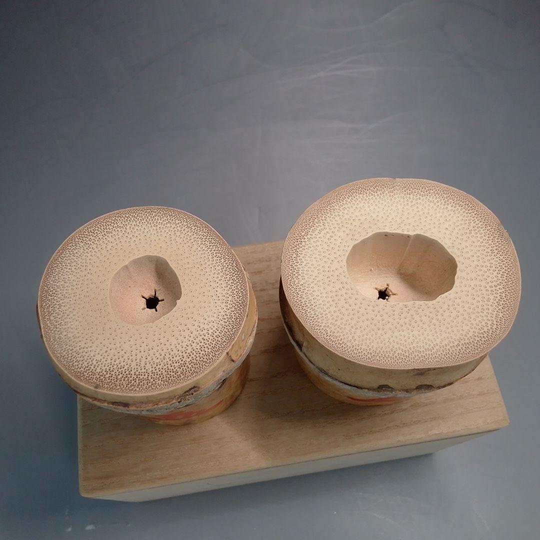 竹 蓋置一双 小林太玄 嵯峨野 宗玄 黄梅院 大徳寺