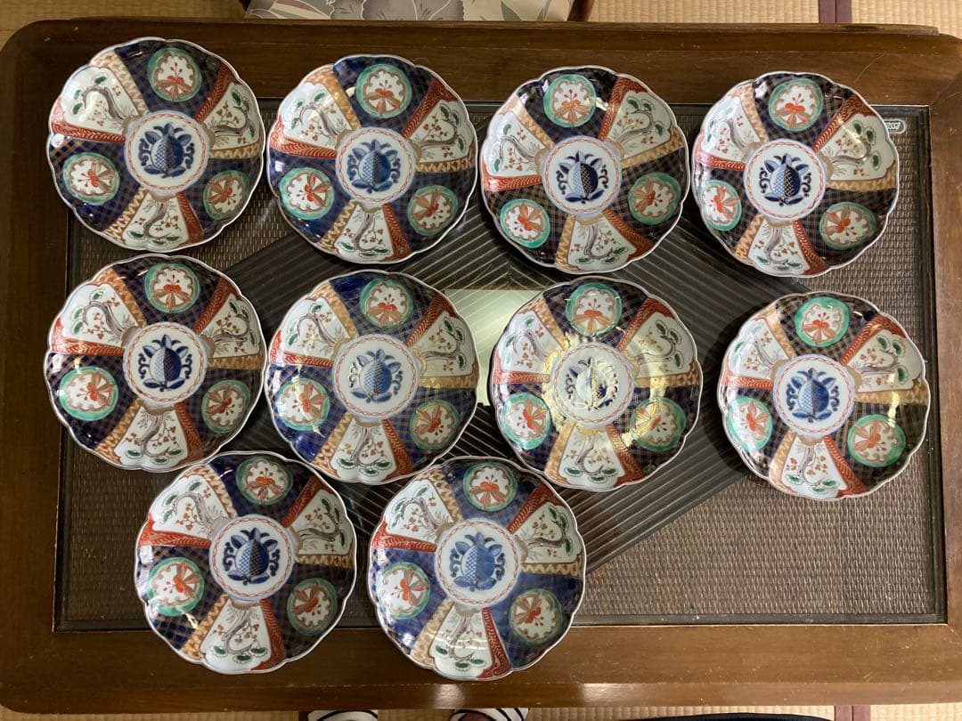 伊万里焼 皿 直径約24センチ 10枚