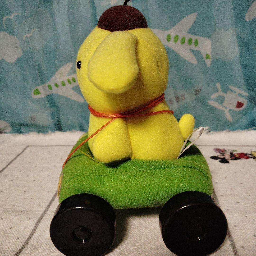 ポムポムプリン のりもの マスコット レトロ ぬいぐるみ