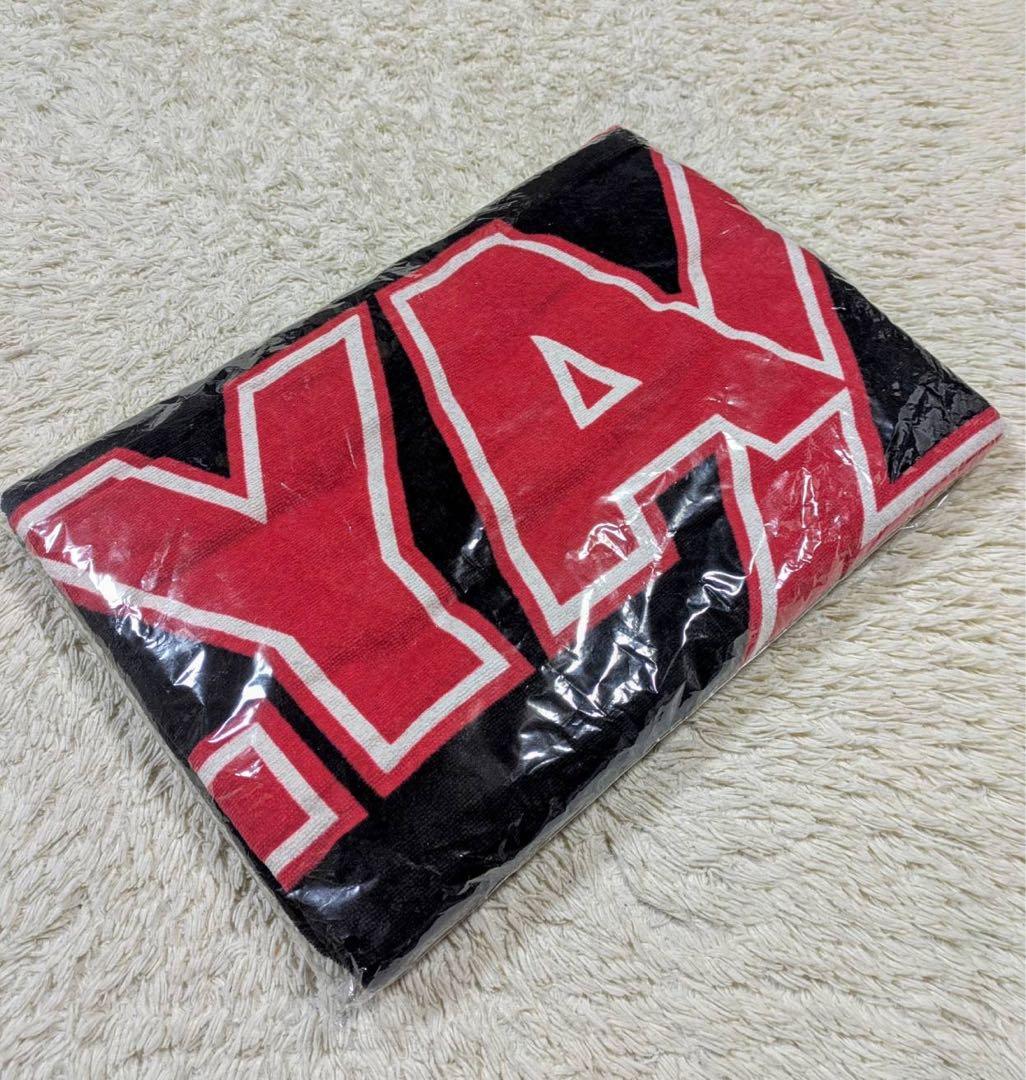 矢沢永吉SBTスペシャルビーチタオル （ロゴ蓄光）ブラック/レッド 矢沢