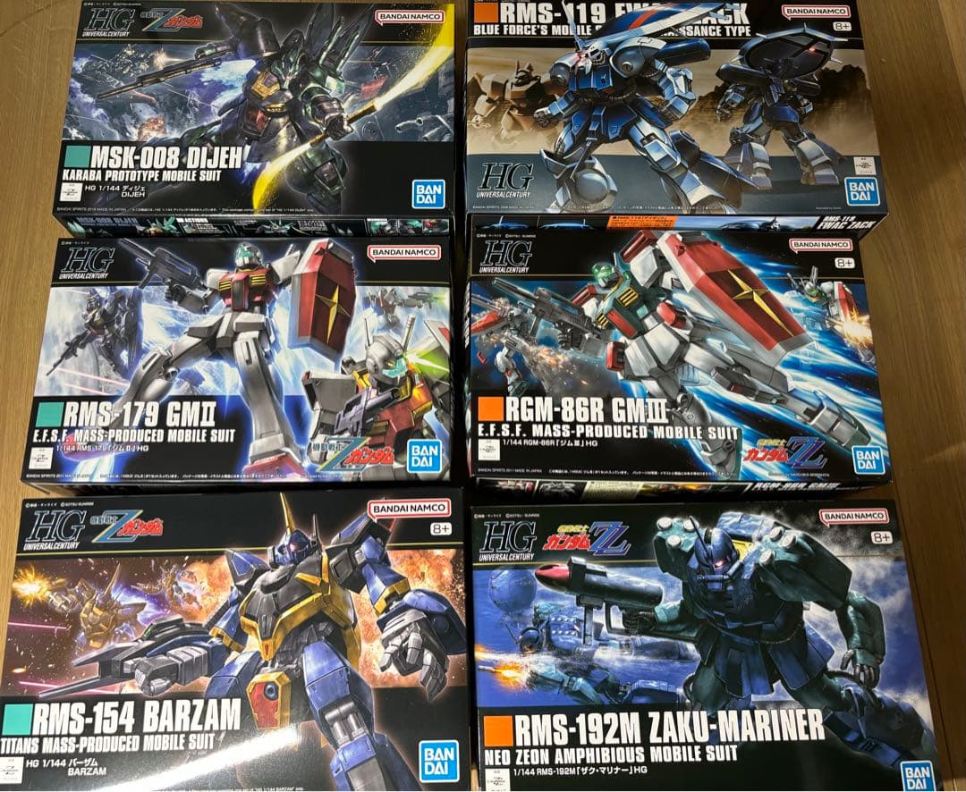 HGUC機動戦士Zガンダム ZZ ガンプラ まとめ売り ガンプラまとめ売り HG