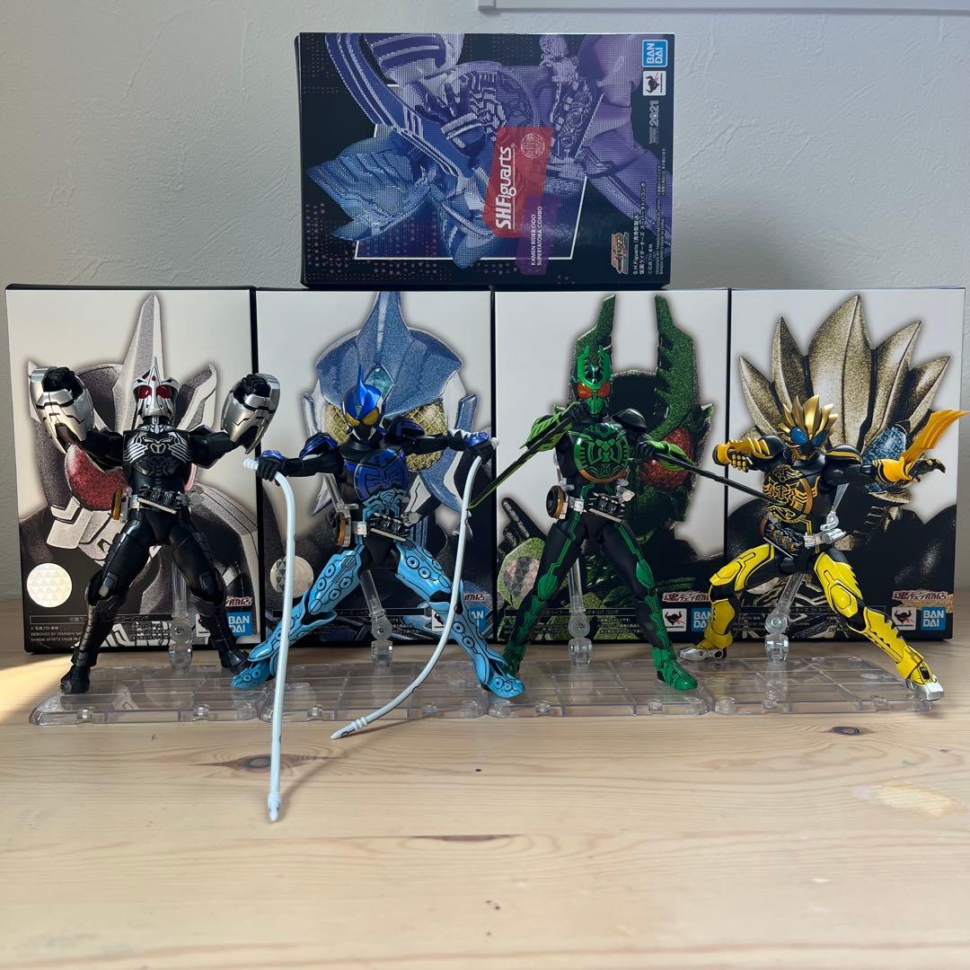 真骨彫　オーズ　5体まとめ売り S H Figuarts 真骨彫製法 仮面ライダーオーズ まとめ売り S.H.Figuarts