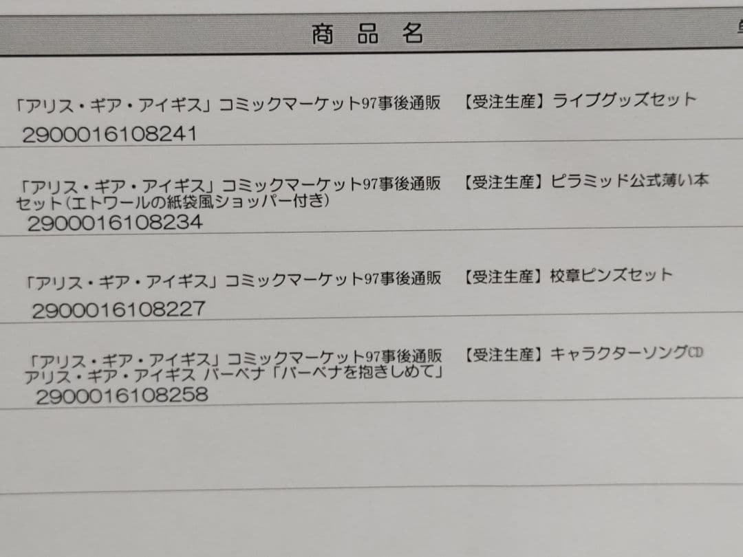 未開封 コミケc97 c99 アリスギア 本 CD メガミデバイス コトブキヤ 未