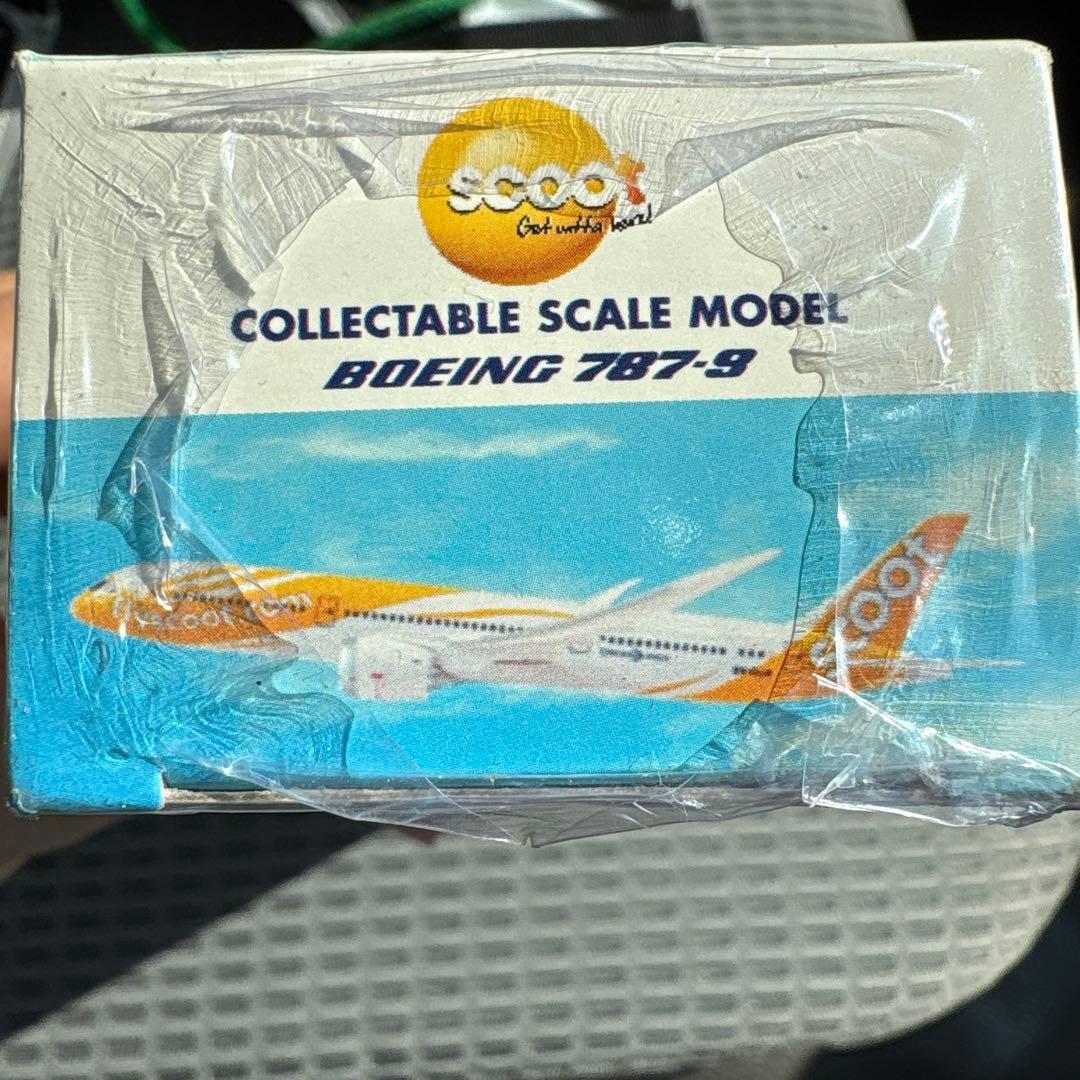 Scoot 旅客機 コレクタブルモデル 未開封
