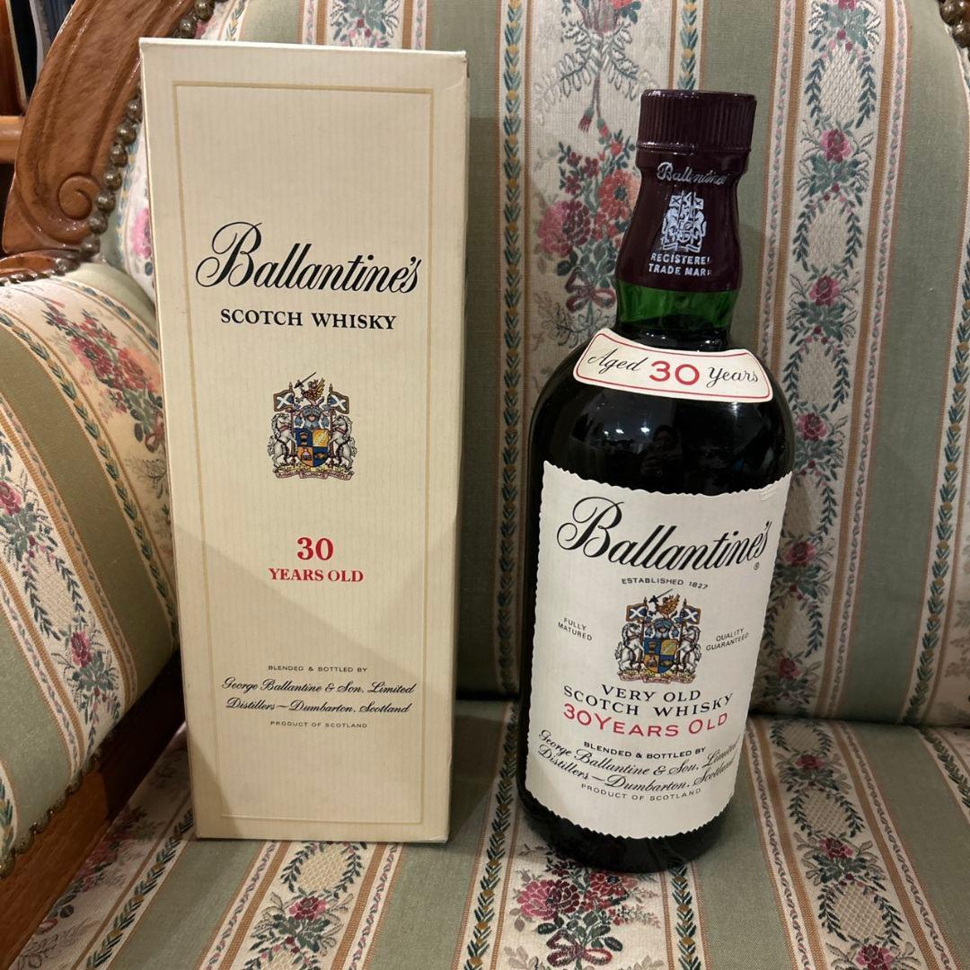 極美品 バランタイン30年茶色キャップ ダンバートン 80年代 - メルカリ