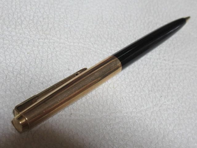 ◇美品 1940年代 米国製！パーカー 金キャップ 黒軸 ペンシル芯0.9mm