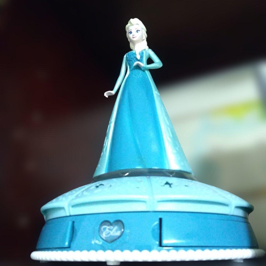 アナ雪 エルサフィギュア付きオルゴール