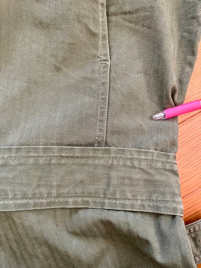 40's U.S.ARMY OD HBT オールインワン つなぎ M1938軍曹