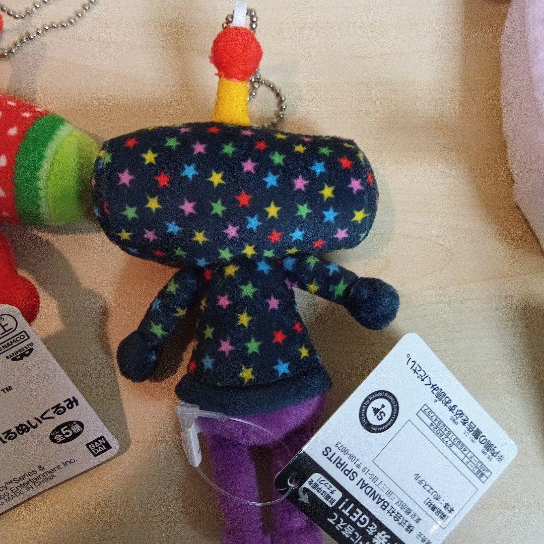 塊魂 カバンに付けられるぬいぐるみ 全5種セット