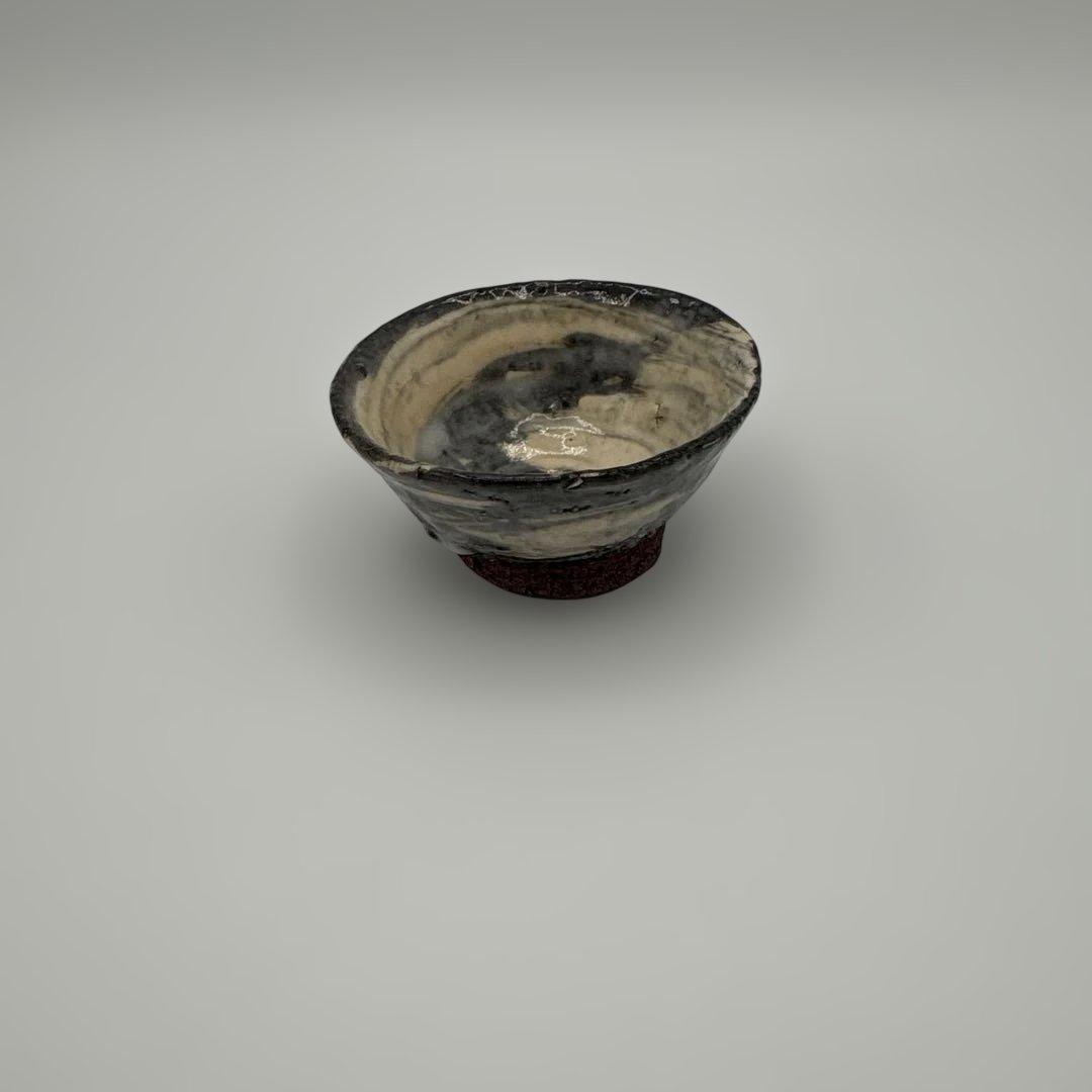 四代 真清水蔵六 刷毛目 酒盃