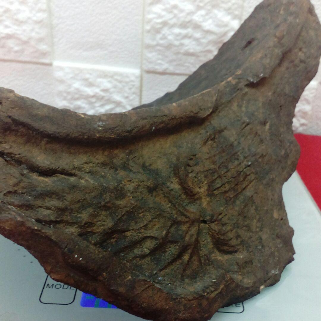 極稀少琉球古瓦城郭寺社灰茶褐色200〜330年前頃レア当時物希少